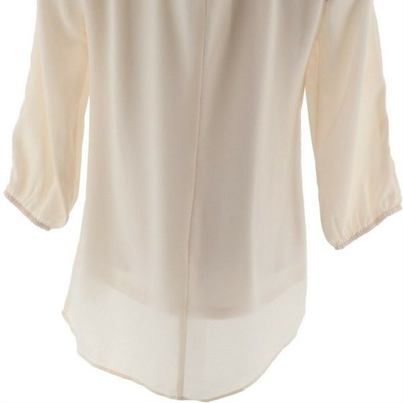 NWT DENNIS BASSO COLD SHOULDER BLOUSE TANK SET IVORY 18W - Picture 8 of 11